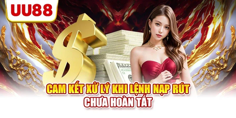 Cam kết xử lý khi lệnh nạp rút chưa hoàn tất